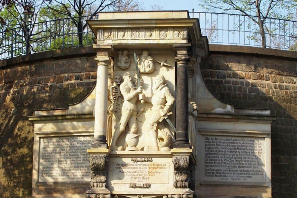 Het Moritz Monument in Dresden Het Moritz Monument in Dresden | Credit: Muench